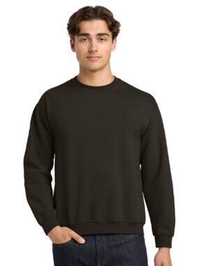 Gildan G180 Adult Heavy Blend™  8 oz., 50/50 Fleece Crew - DARK CHOCOLATE - L